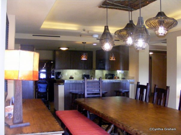 Kitchen and Dining Room of Grand Villa in Kidani Village